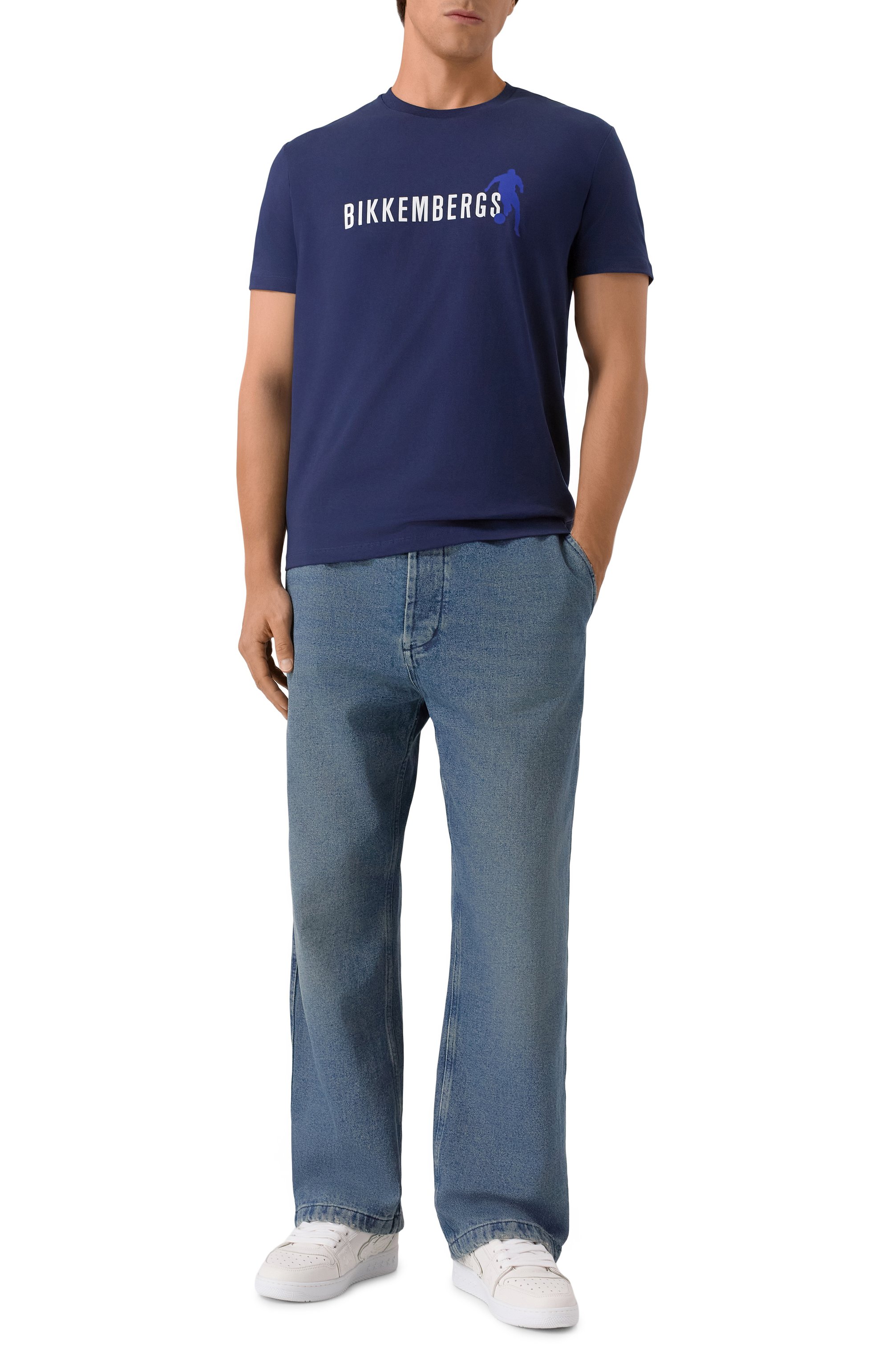Хлопковая футболка DIRK BIKKEMBERGS, арт. BMT1237, фото 2