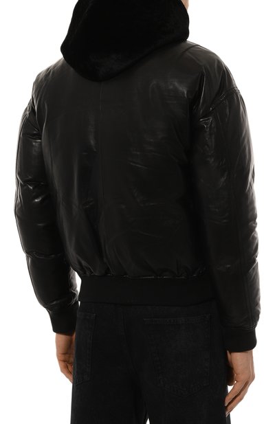 Кожаный бомбер JACOB LEE, арт. MLJ069AW24GB, фото 4