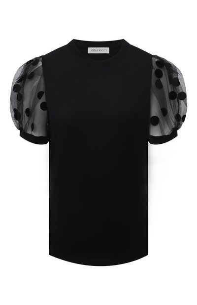 Женский хлопковый топ NINA RICCI, арт. 23AJT0015C01042