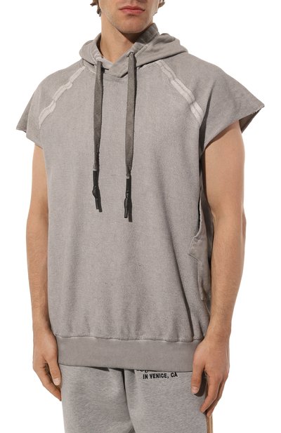 Хлопковое худи ISAAC SELLAM, арт. H00DYVEST BANDE/SP0NGE, фото 3