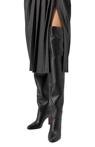 Женские кожаные ботфорты eve 85 CHLOÉ, арт. CHC24A03PMF