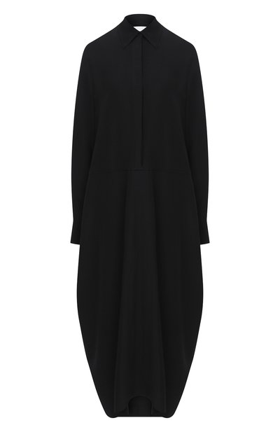 Женское платье из вискозы и льна JIL SANDER, арт. JSCR503906-WR391000