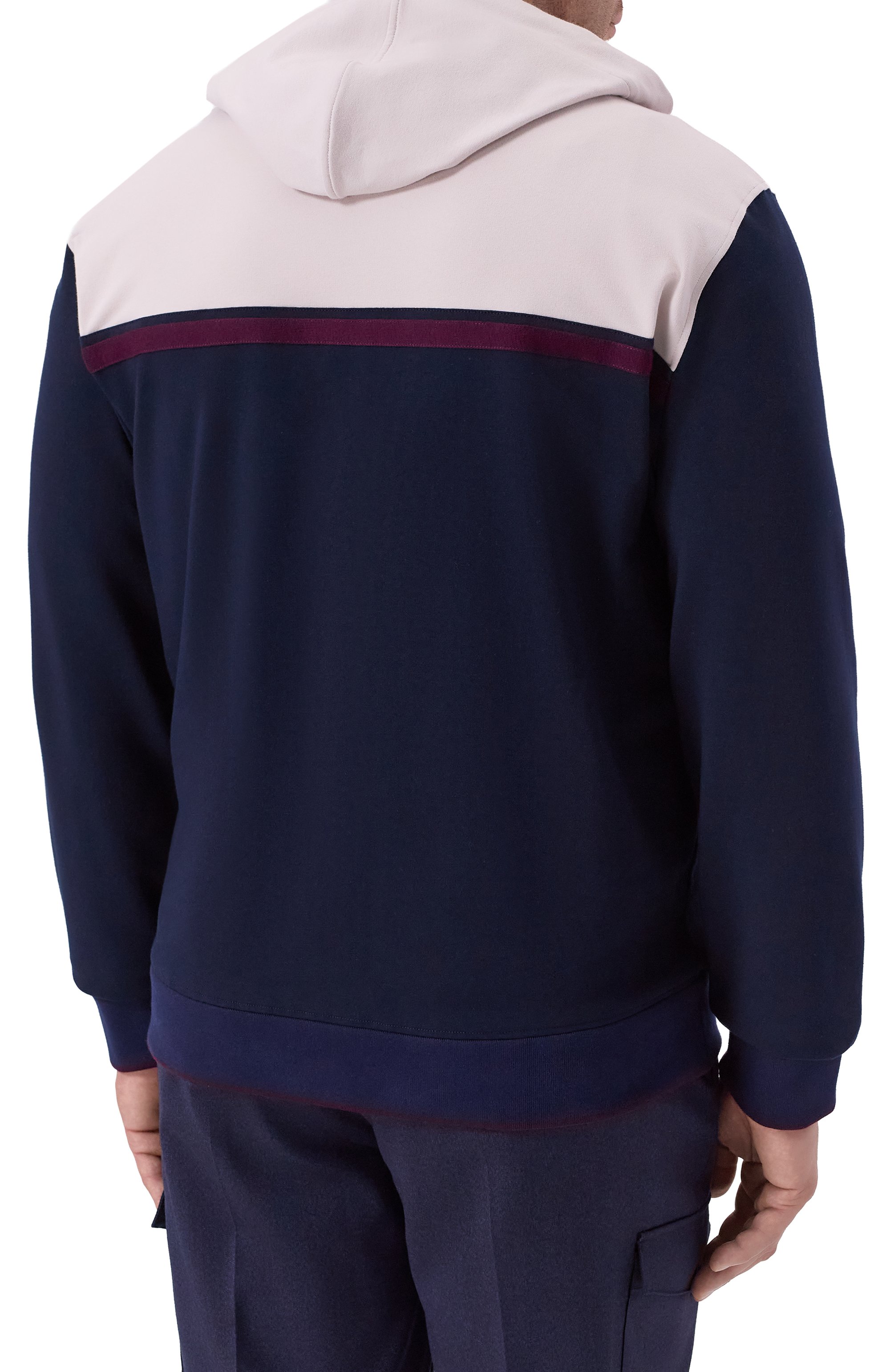 Хлопковая толстовка STEFANO RICCI темно-синего цвета по цене 199500 руб., арт. K101046FCR/T25350/60-62, фото 4 Хлопковая толстовка STEFANO RICCI, арт. K101046FCR/T25350/60-62, фото 4