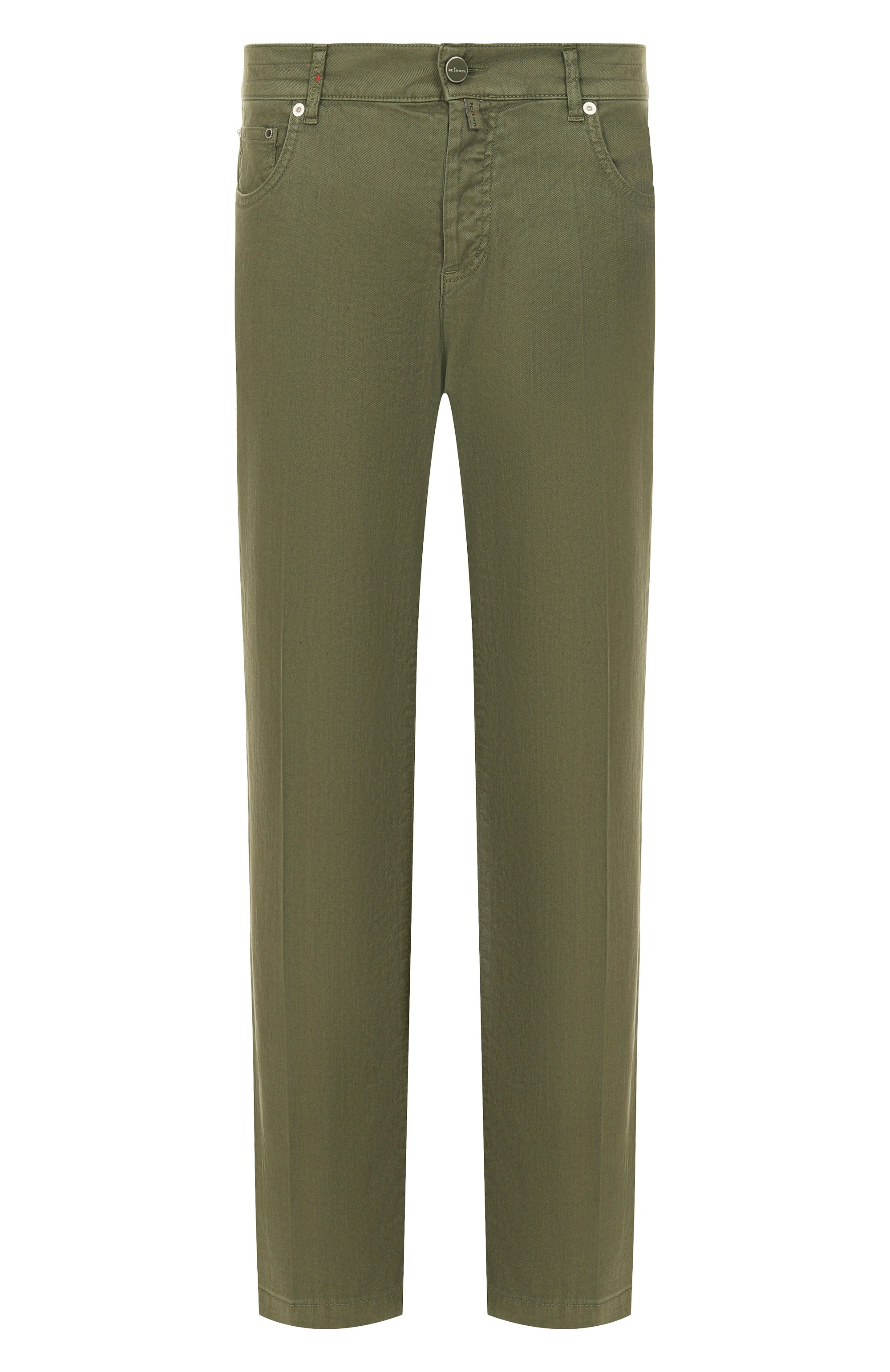 Брюки изо льна и хлопка KITON, арт. UPR005LK0603F08, фото 1