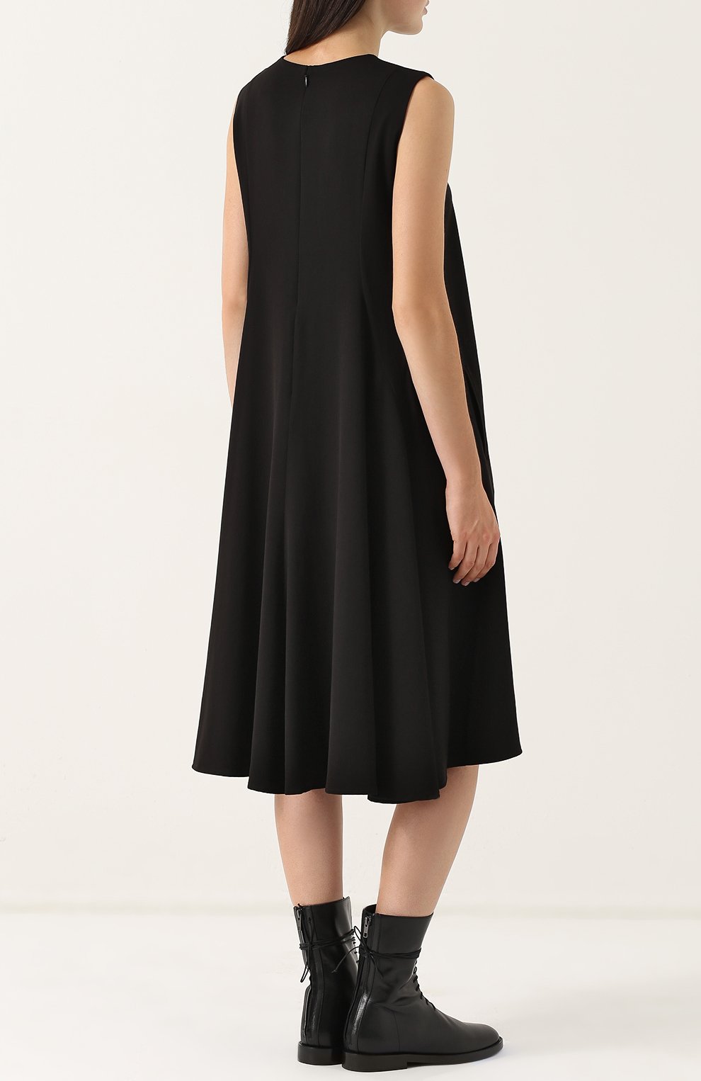 Платье-миди свободного кроя без рукавов Y`S, арт. YQ-D76-543, фото 4
