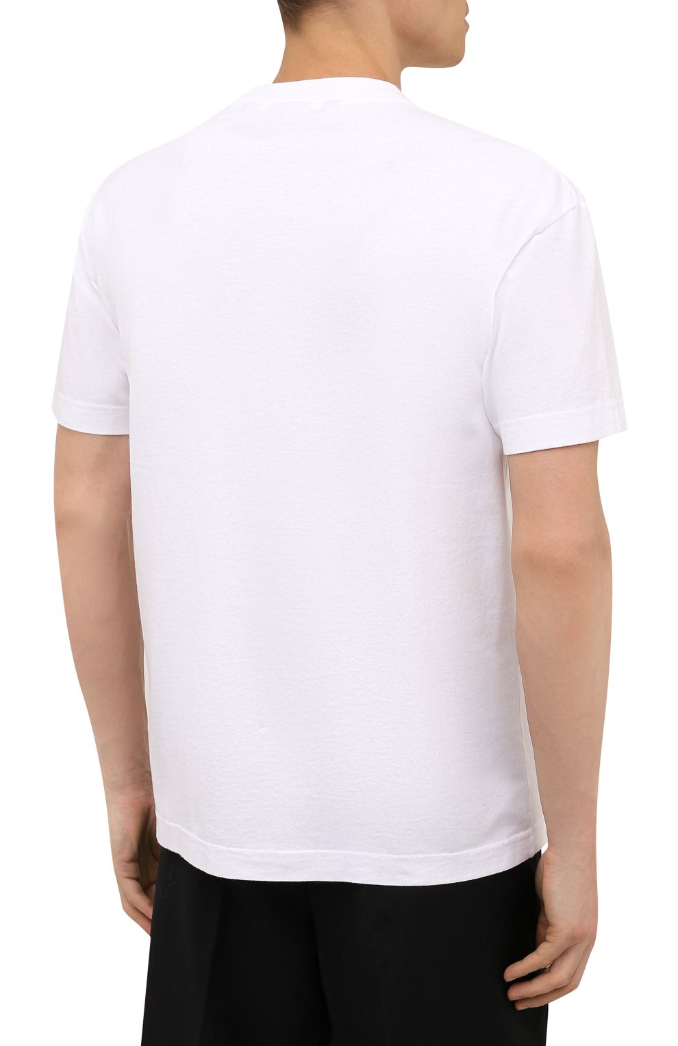 Хлопковая футболка palm angels x missoni PALM ANGELS, арт. PMAA001F21JER0310110/W, фото 4