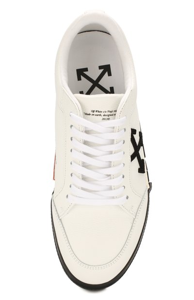 Кожаные кеды vulcanized OFF-WHITE, арт. 0MIA085S20D680380110, фото 5