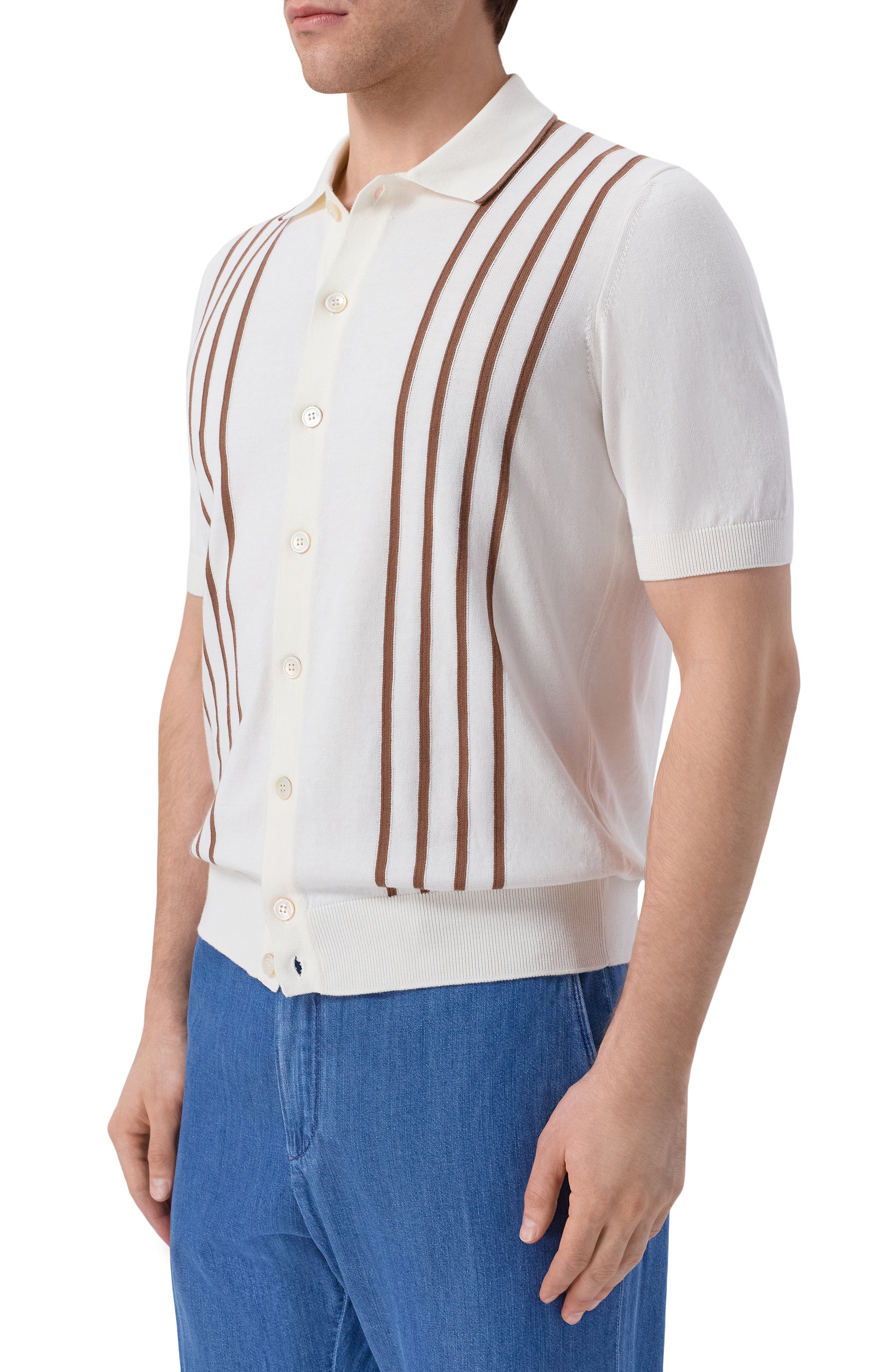 Хлопковая рубашка GRAN SASSO, арт. 59135/18066, фото 3