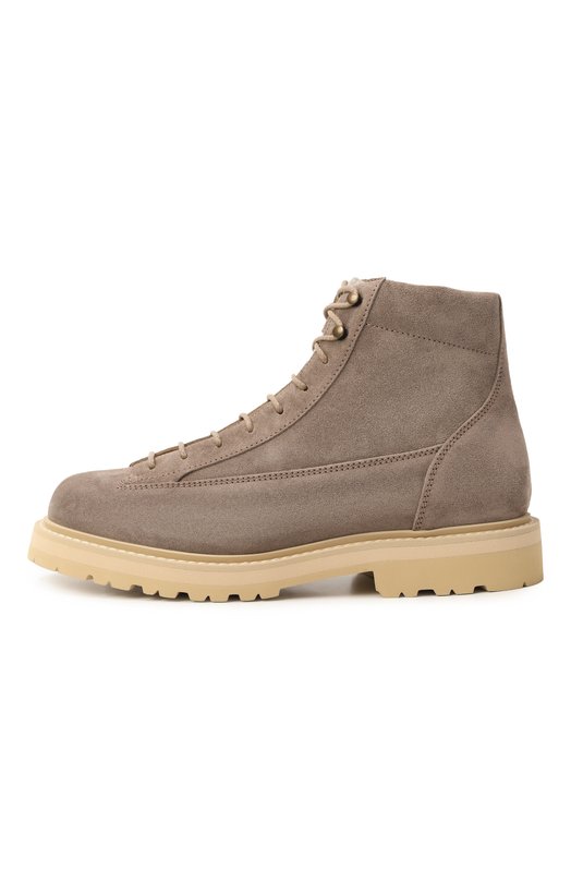 Замшевые ботинки Urban Outdoor Brunello Cucinelli MZUNVJW717 Бежевый  MZUNVJW717 Фото 4