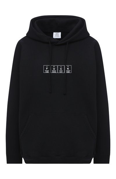 Женский хлопковое худи VETEMENTS, арт. UAH21TR534 1605/W