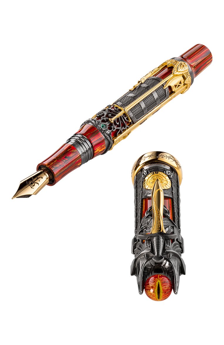 Мужского перьевая ручка MONTEGRAPPA бесцветного цвета, арт. ISLOA2SE | Фото 3 (Нос: Не проставлено; Региональные ограничения белый список (Axapta Mercury): Не проставлено; Материал сплава: Серебро)