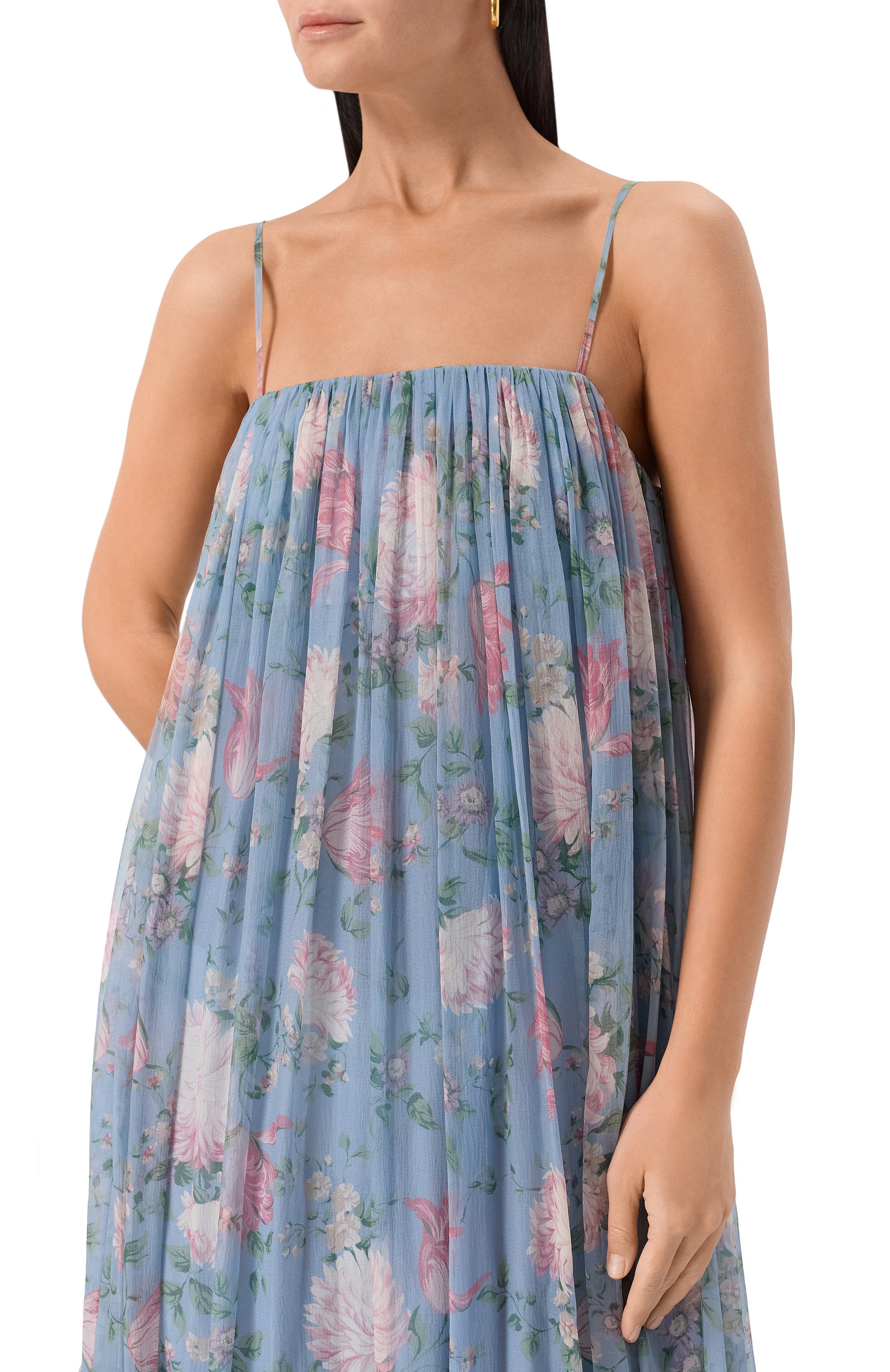 Шелковое платье CHLOÉ, арт. CH25UR055459, фото 5