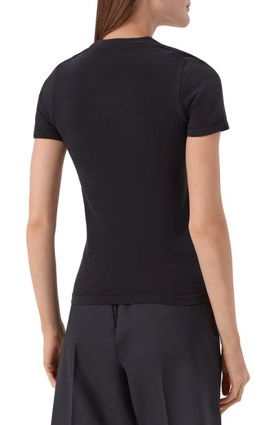 Хлопковая футболка MM6, арт. MKMU40010, фото 4