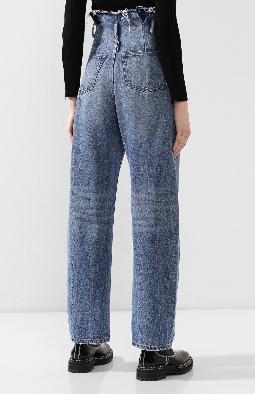 Джинсы ALEXANDER WANG синего цвета по цене 31000 руб., арт. 4DC2194508, фото 4 Джинсы ALEXANDER WANG, арт. 4DC2194508, фото 4