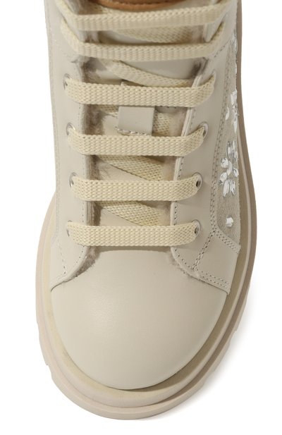 Кожаные ботинки MONNALISA, арт. 8CD016M, фото 4