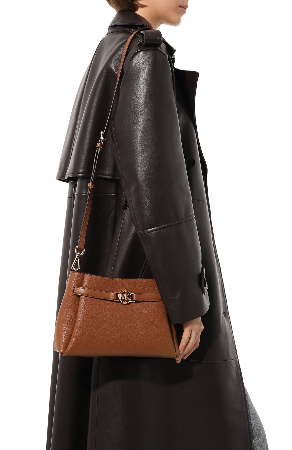 Anna 美品MICHAEL KORS Женская сафьяновая сумочка Michael Kors Ava 32F5GAVC1L/564