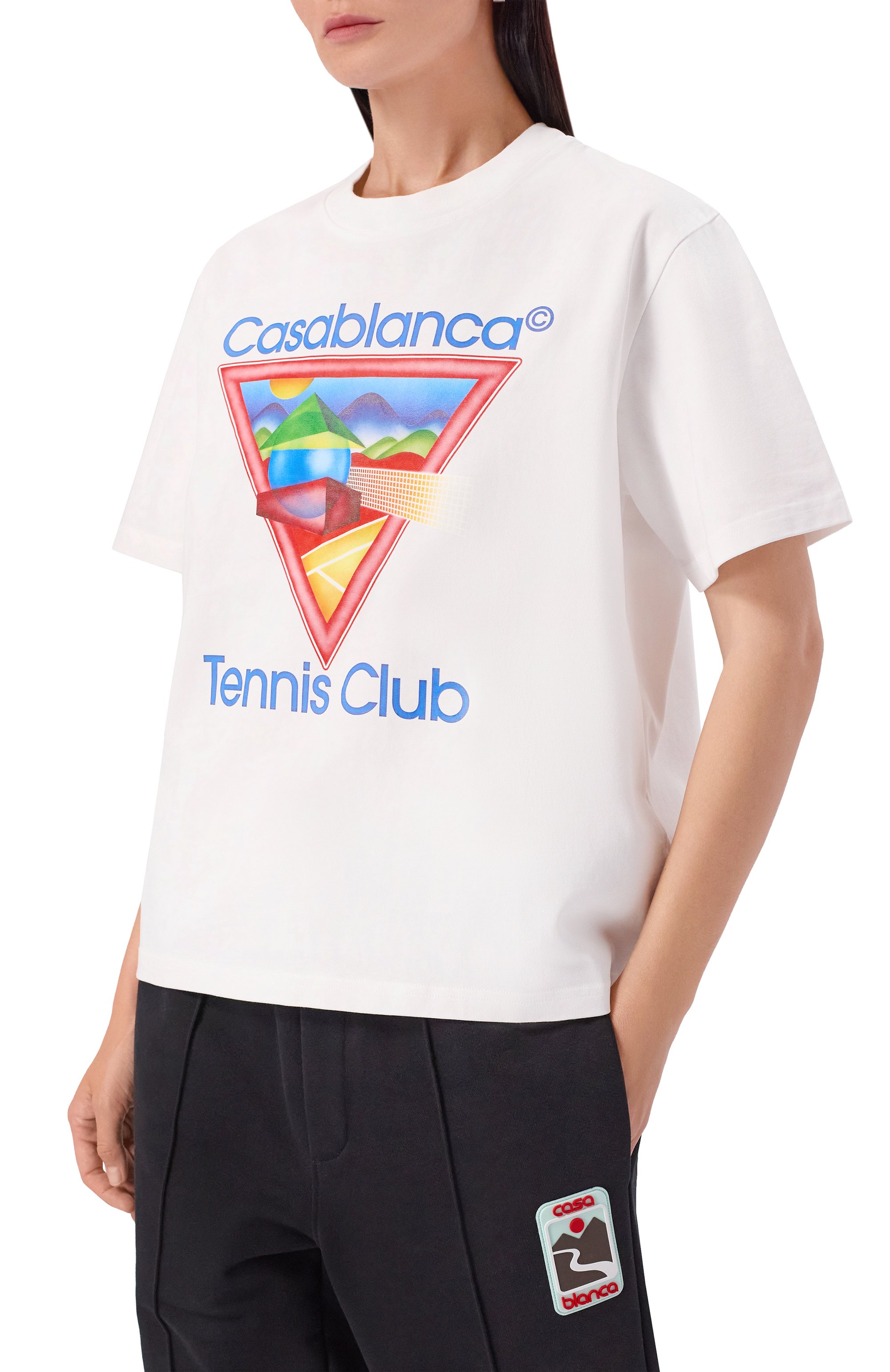 Хлопковая футболка CASABLANCA, арт. WPF25-JTS-046-01, фото 3