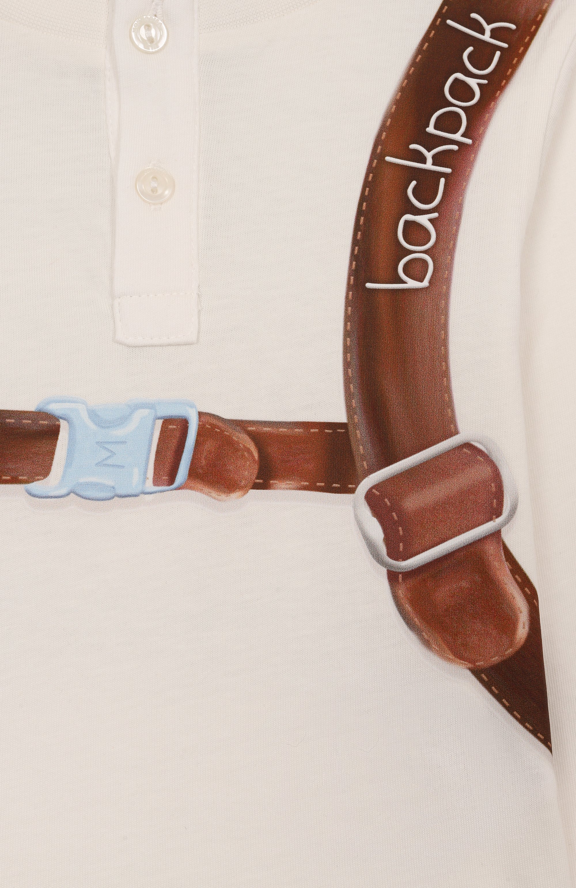 Хлопковый лонгслив MONNALISA, арт. 28F602, фото 3