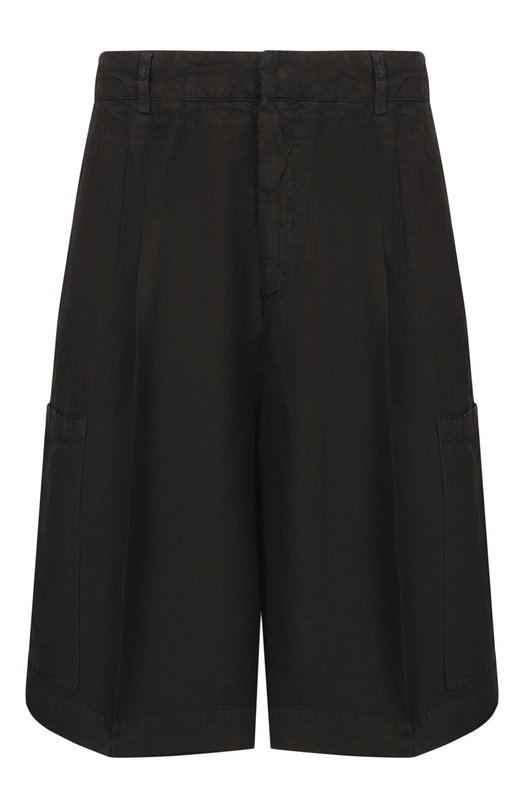 Льняные шорты InLinum C0ST/TR0PEA Серый C0ST/TR0PEA