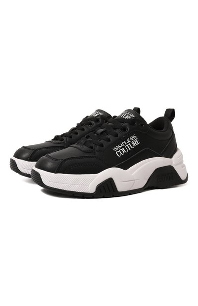 Кожаные кроссовки VERSACE JEANS COUTURE, арт. 75VA3SF4/ZP311, фото 1