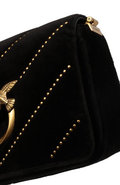 Сумка love click PINKO черного цвета по цене 45900 руб., арт. 100067/A17G, фото 3 Сумка love click PINKO, арт. 100067/A17G, фото 3