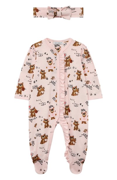 Комплект из комбинезона и повязки DOLCE & GABBANA, арт. L2JG22/G7G4M