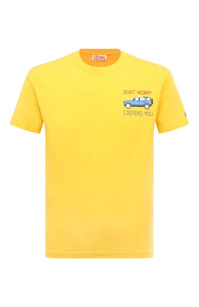Мужская хлопковая футболка MC2 SAINT BARTH, арт. STBM TSHIRT MAN/TSHM001/02203B