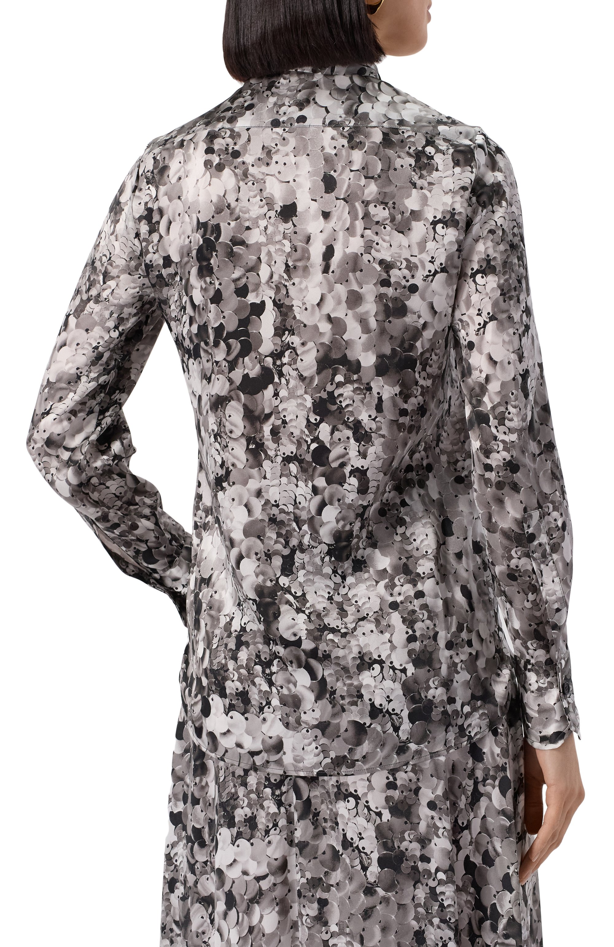 Атласная блузка KITON, арт. D48407, фото 4