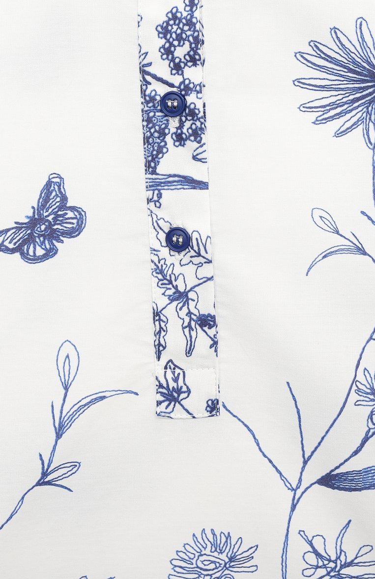 Хлопковая блузка ELIE SAAB JUNIOR, арт. EFCA009 TS0896/16A-18A, фото 3