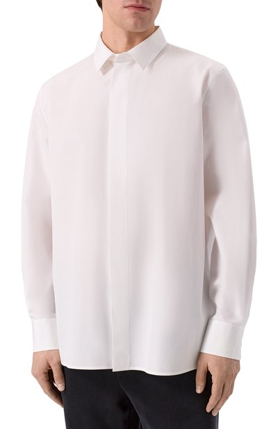 Хлопковая сорочка SAINT LAURENT, арт. 826821/Y217W, фото 3