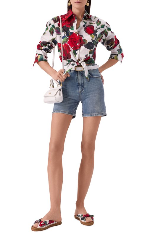 Текстильные шлепанцы Dolce & Gabbana CE0149/A6514 Разноцветный  CE0149/A6514 Фото 2