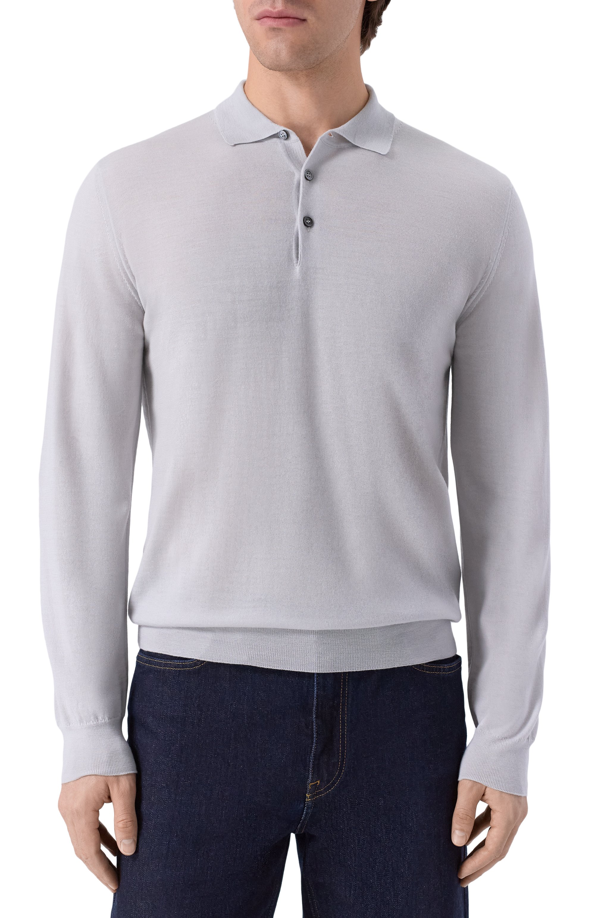 Шерстяное поло CORNELIANI, арт. 26M529-2625126, фото 3