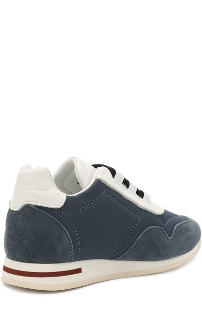 Текстильные кроссовки с отделкой из замши и кожи LORO PIANA, арт. FAG2102, фото 3