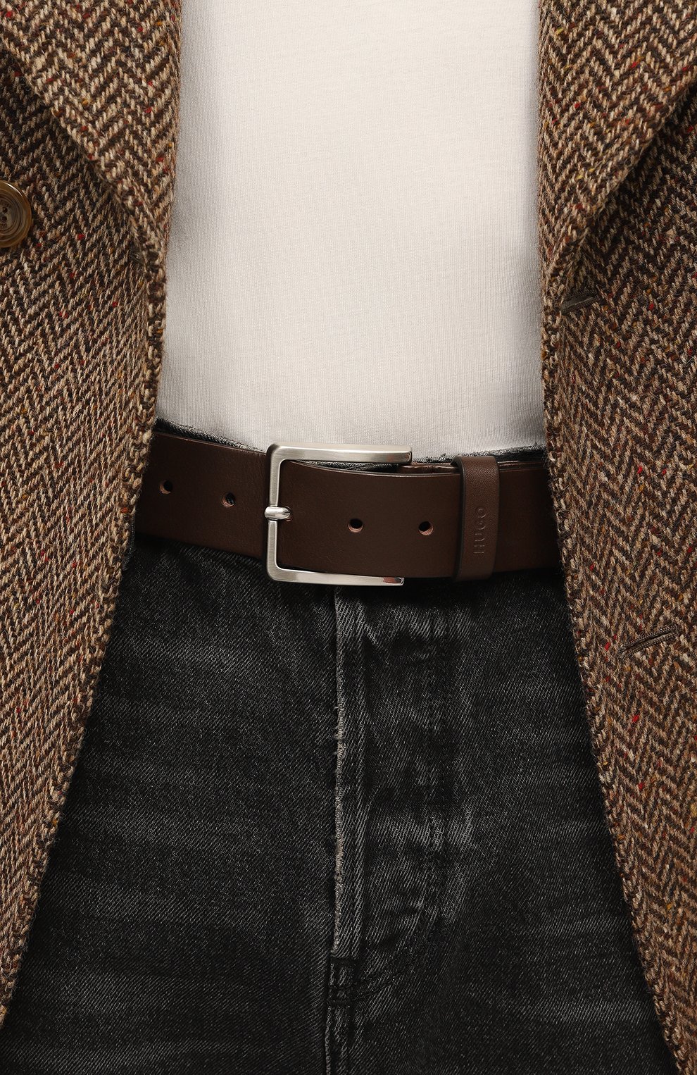 Кожаный ремень HUGO, арт. 50385724, фото 2