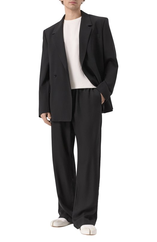 Шерстяной пиджак MSGM 3840MG05/257127 Чёрный  3840MG05/257127 Фото 3