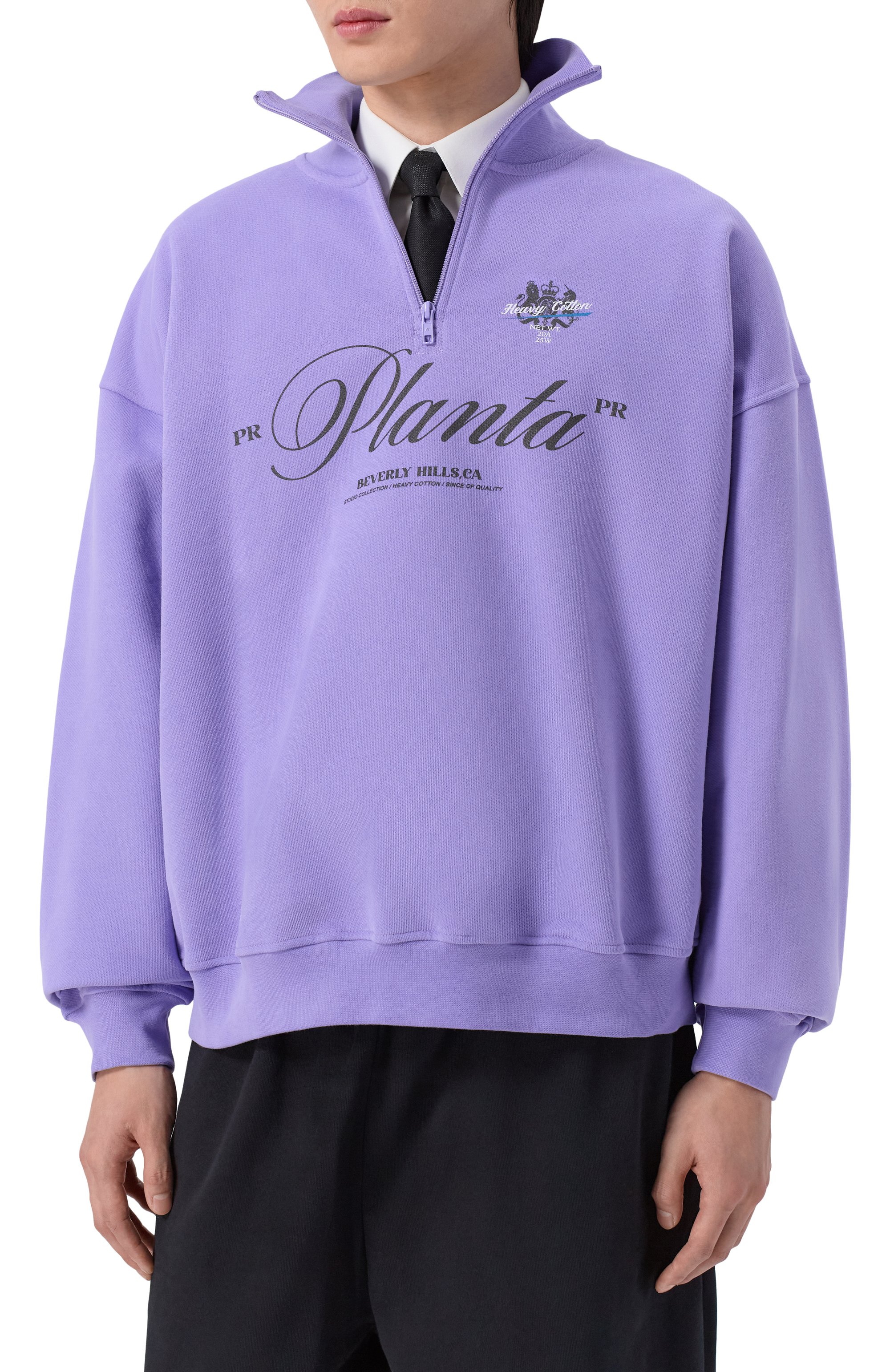 Хлопковый свитшот PLANTA ROSA, арт. PR/A/SINGULARITY/470VELVET, фото 3