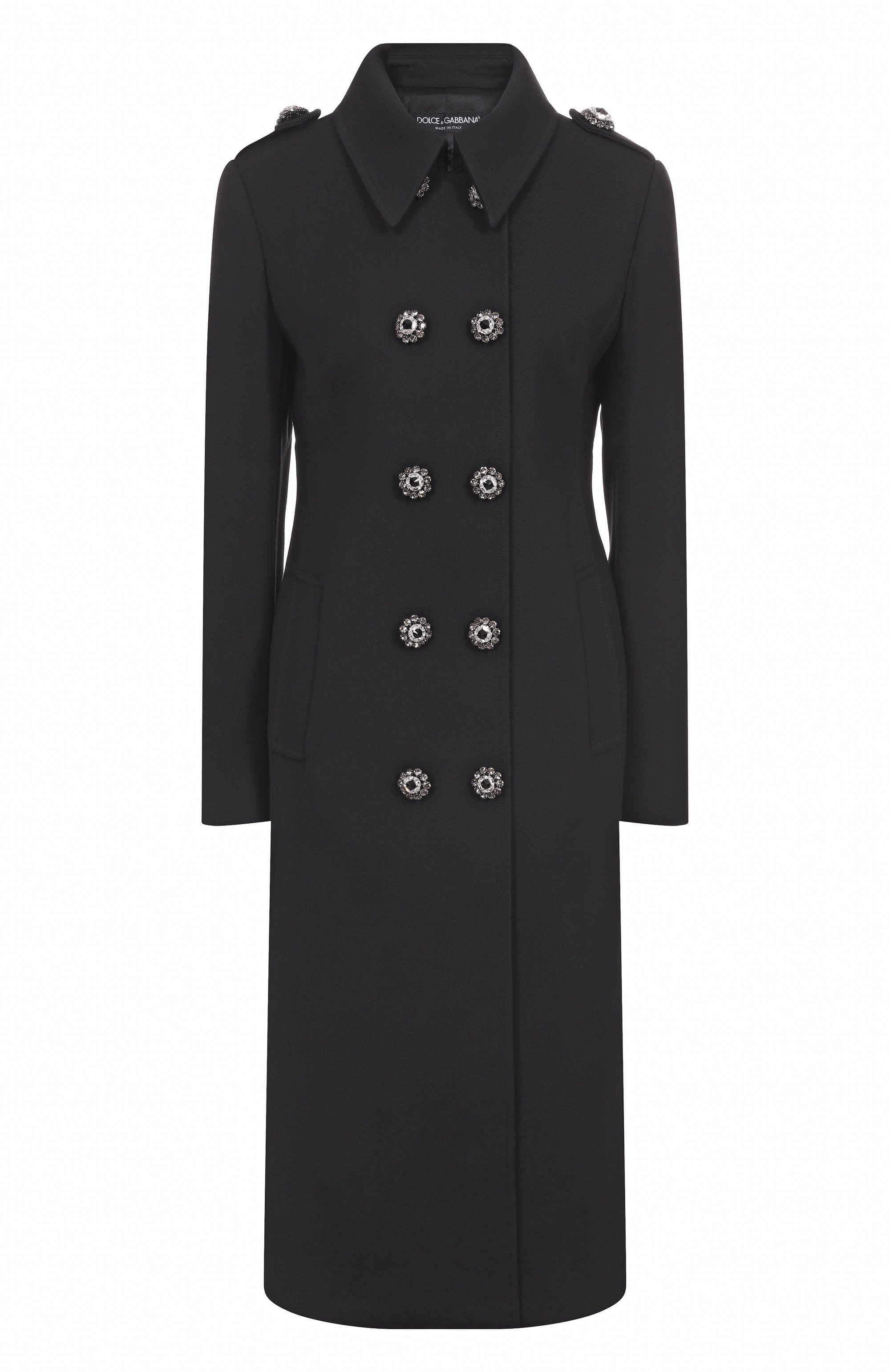 Шерстяное пальто DOLCE & GABBANA, ар�т. F0G1VZ/FUBGE, фото 1