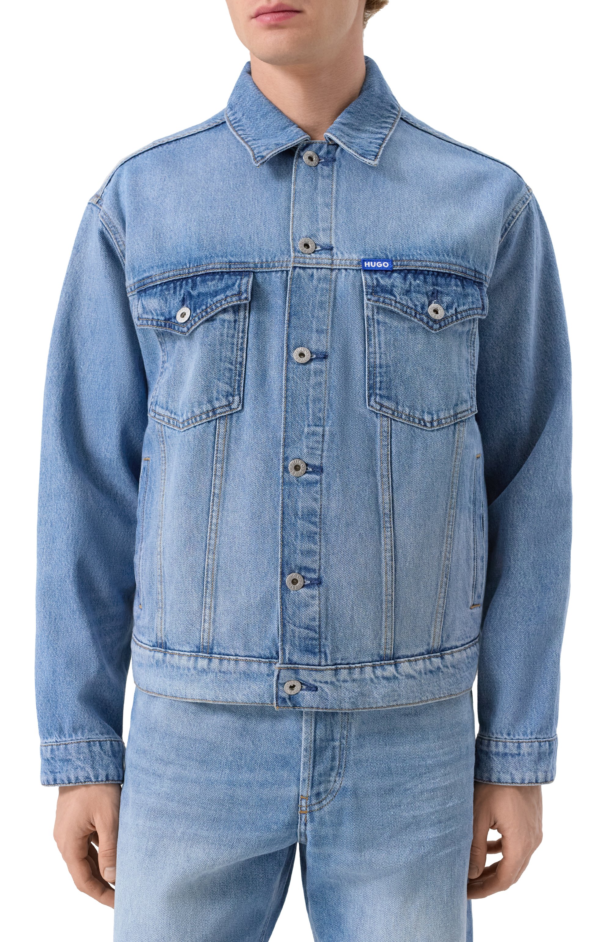 Джинсовая куртка HUGO BLUE, арт. 50529252, фото 3