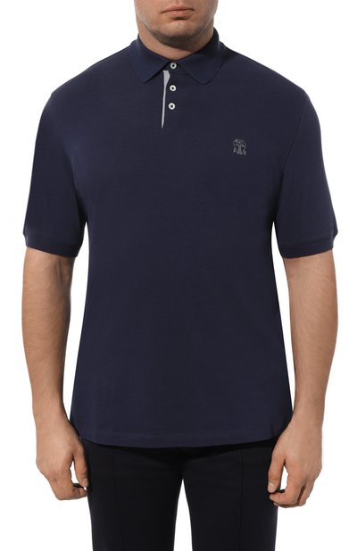 Хлопковое поло BRUNELLO CUCINELLI, арт. ME8548765, фото 3