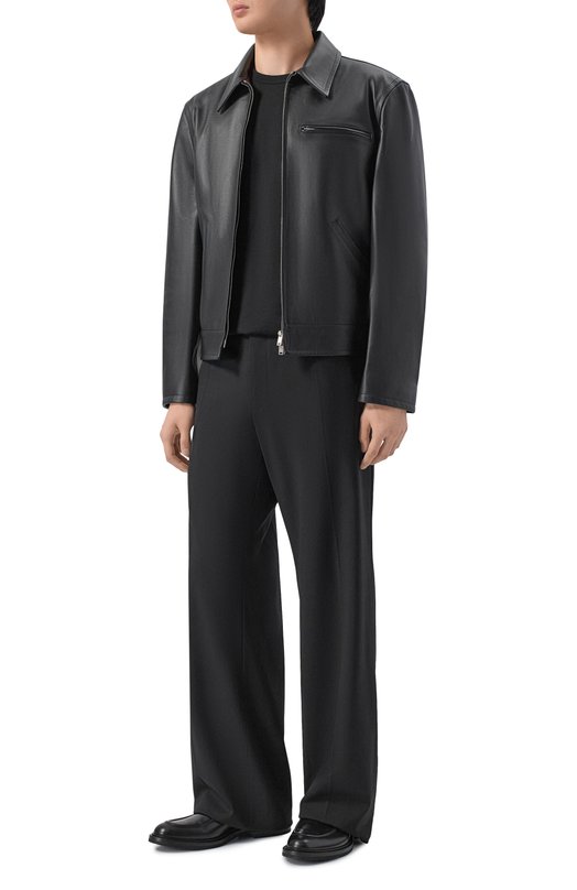 Кожаная куртка Jil Sander J22SW0101/J07227 Чёрный  J22SW0101/J07227 Фото 2