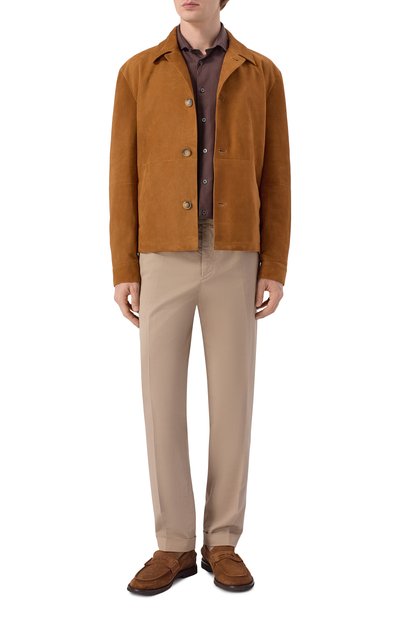 Мужская замшевая куртка ANDREA CAMPAGNA, арт. 232619/AC/00332I