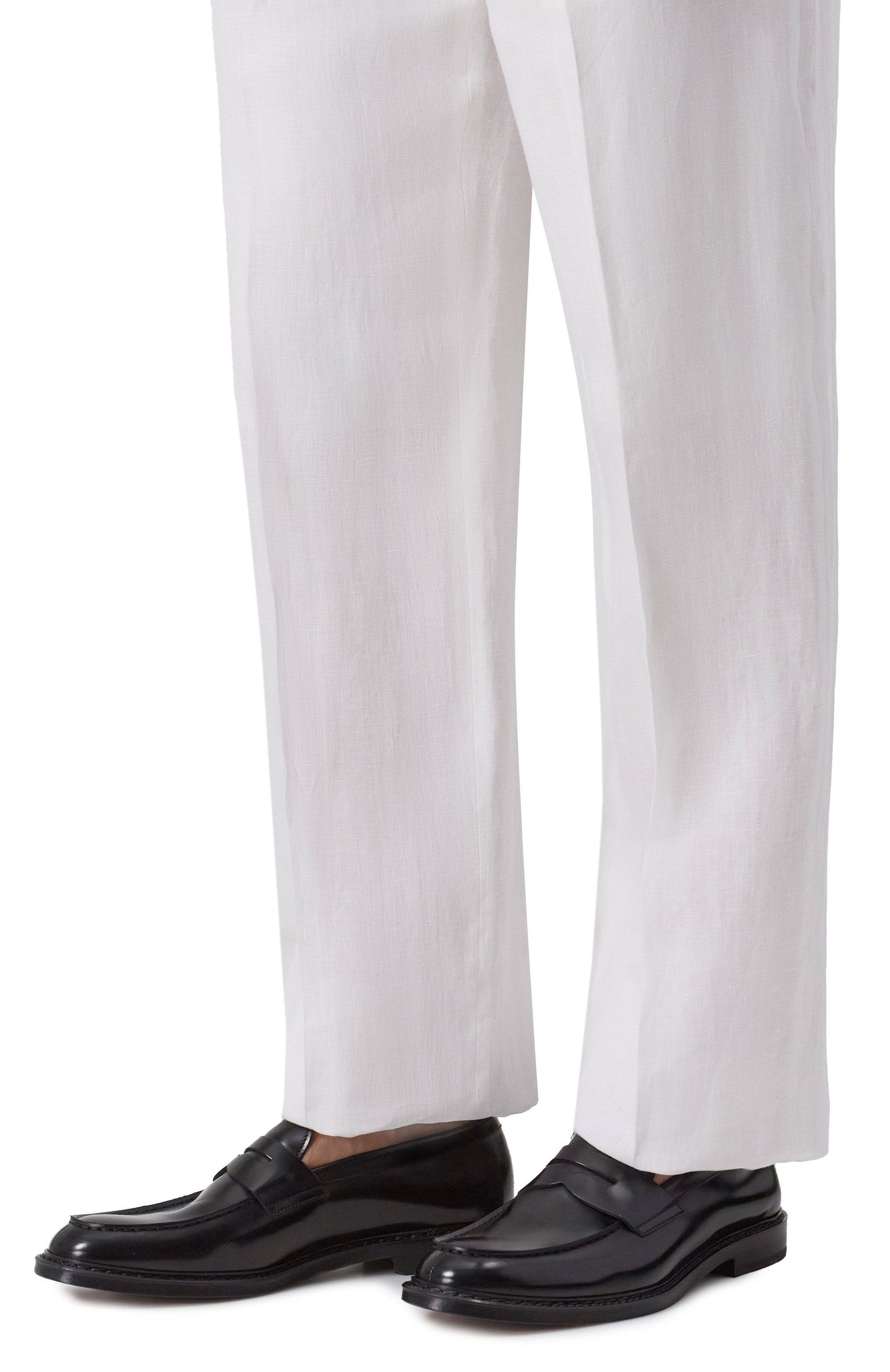 Кожаные пенни-лоферы DOUCAL'S, арт. DU2405PH0EUY007N, фото 3