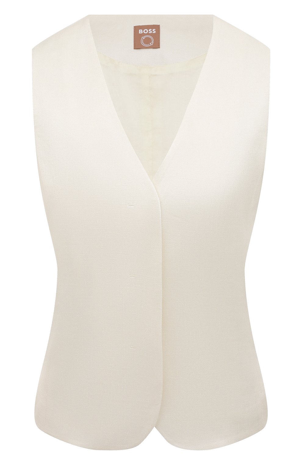 Жилет из вискозы и льна BOSS, арт. 50472446, фото 1