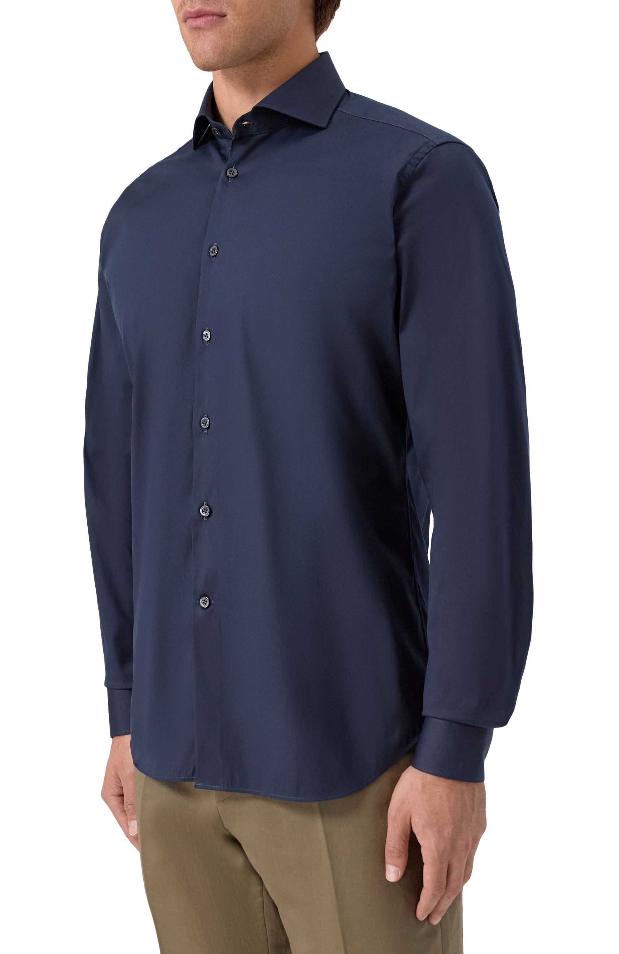 Хлопковая сорочка CORNELIANI, арт. 26P002-2611474, фото 3