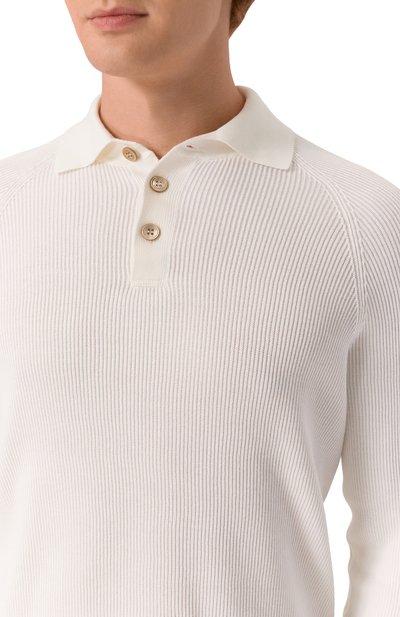 Хлопковое поло BRUNELLO CUCINELLI, арт. M29400105, фото 5