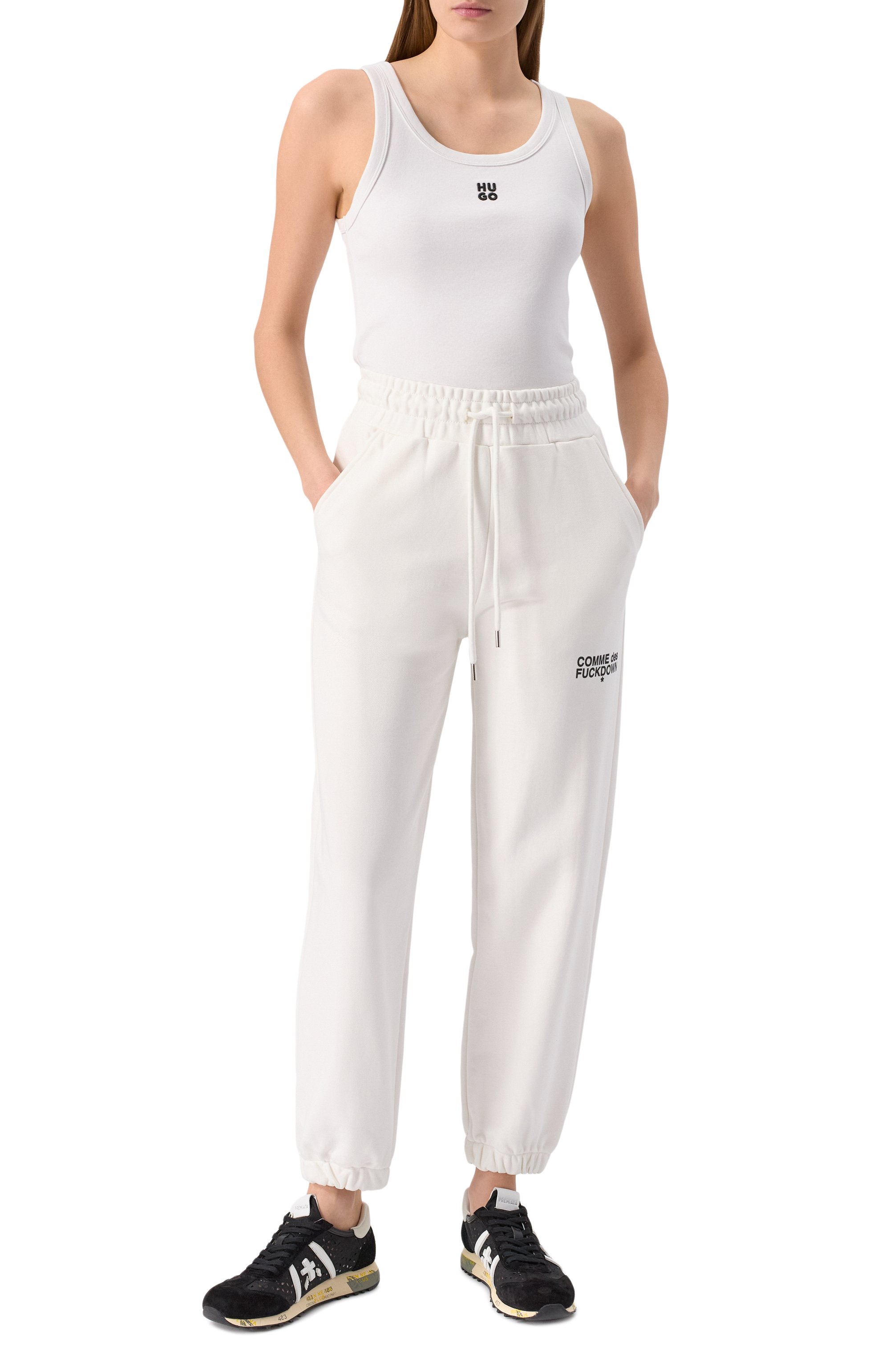 Хлопковая майка HUGO, арт. 50514489, фото 2