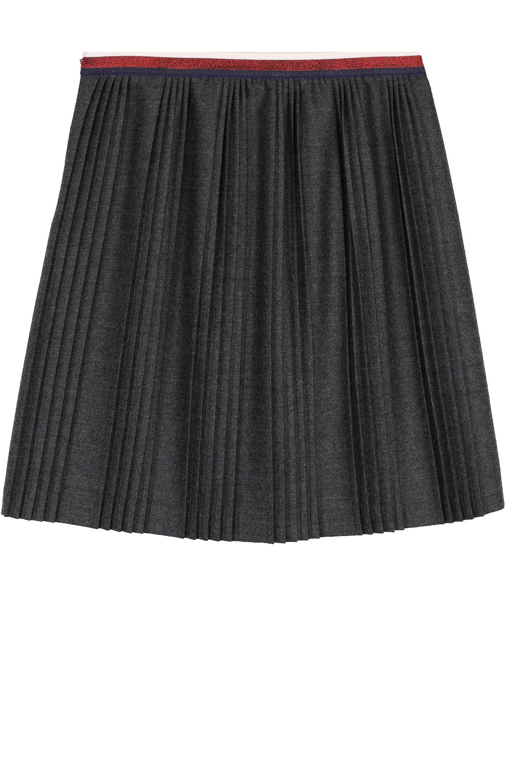 Плиссированная юбка с контрастным поясом GUCCI, арт. 477751/XBC08, фото 2