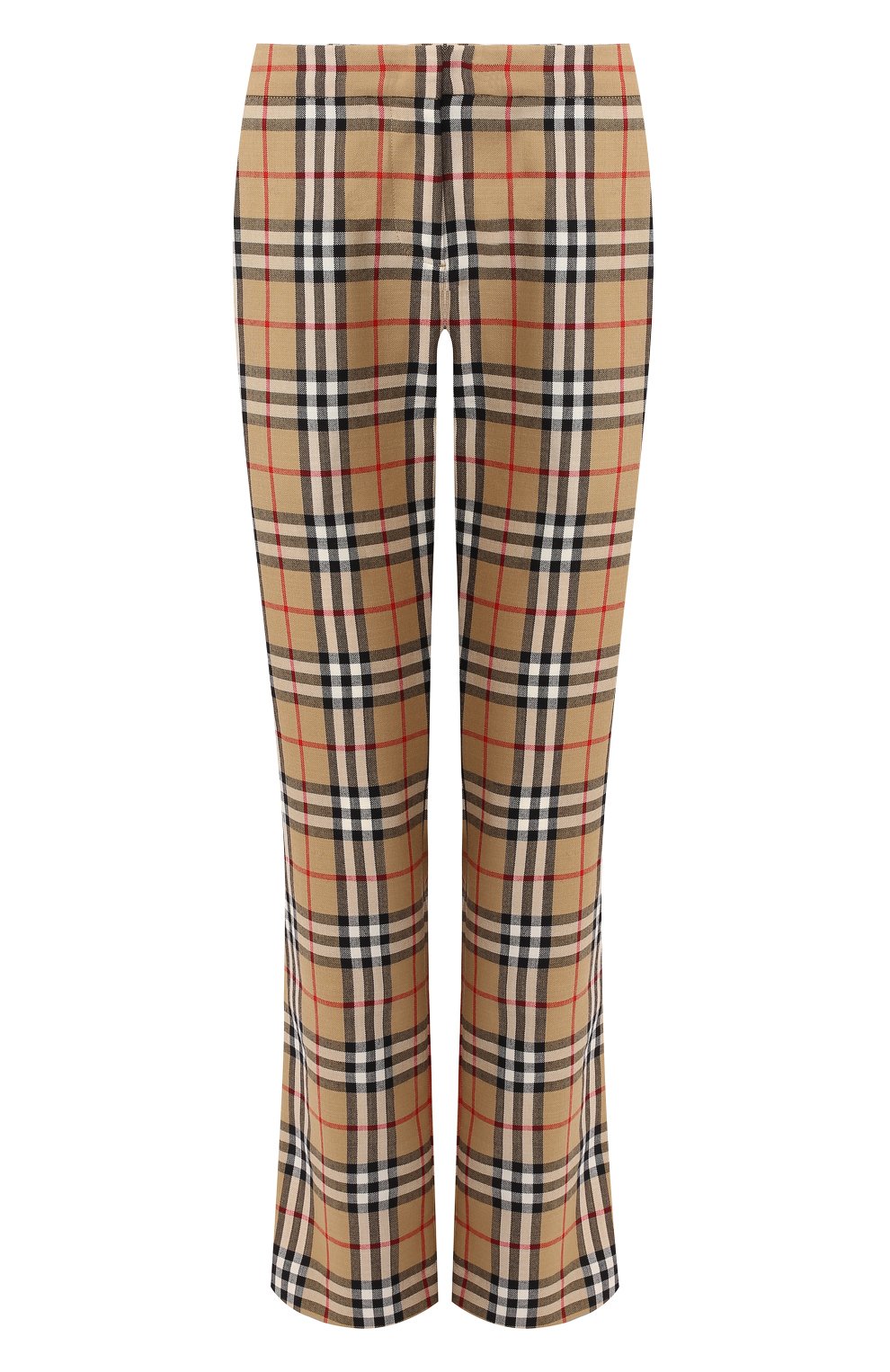 Шерстяные брюки BURBERRY бежевого цвета по цене 87750 руб., арт. 8004058, фото 1 Шерстяные брюки BURBERRY, арт. 8004058, фото 1