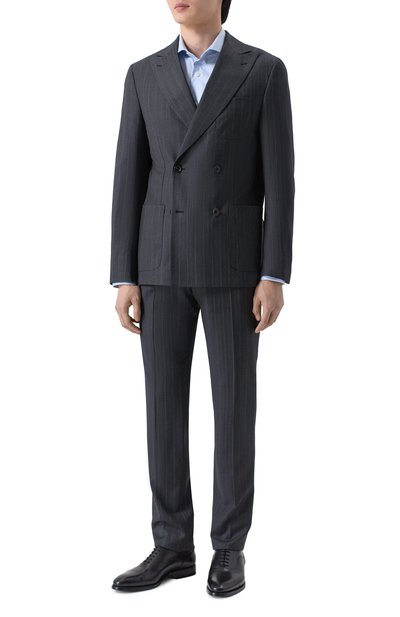 Кожаные оксфорды FRANCESCHETTI черного цвета по цене 66400 руб., арт. 7255009/VIT. C0RTINA, фото 2 Кожаные оксфорды FRANCESCHETTI, арт. 7255009/VIT. C0RTINA, фото 2