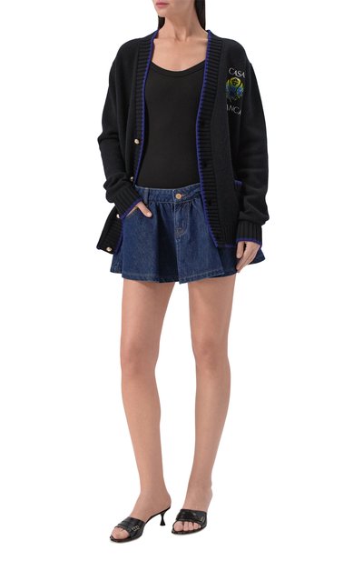 Женский кардиган из шерсти и кашемира CASABLANCA, арт. U-W-SP26-KW-1201-01